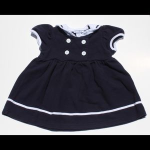 Blue Sailor Baby Dress